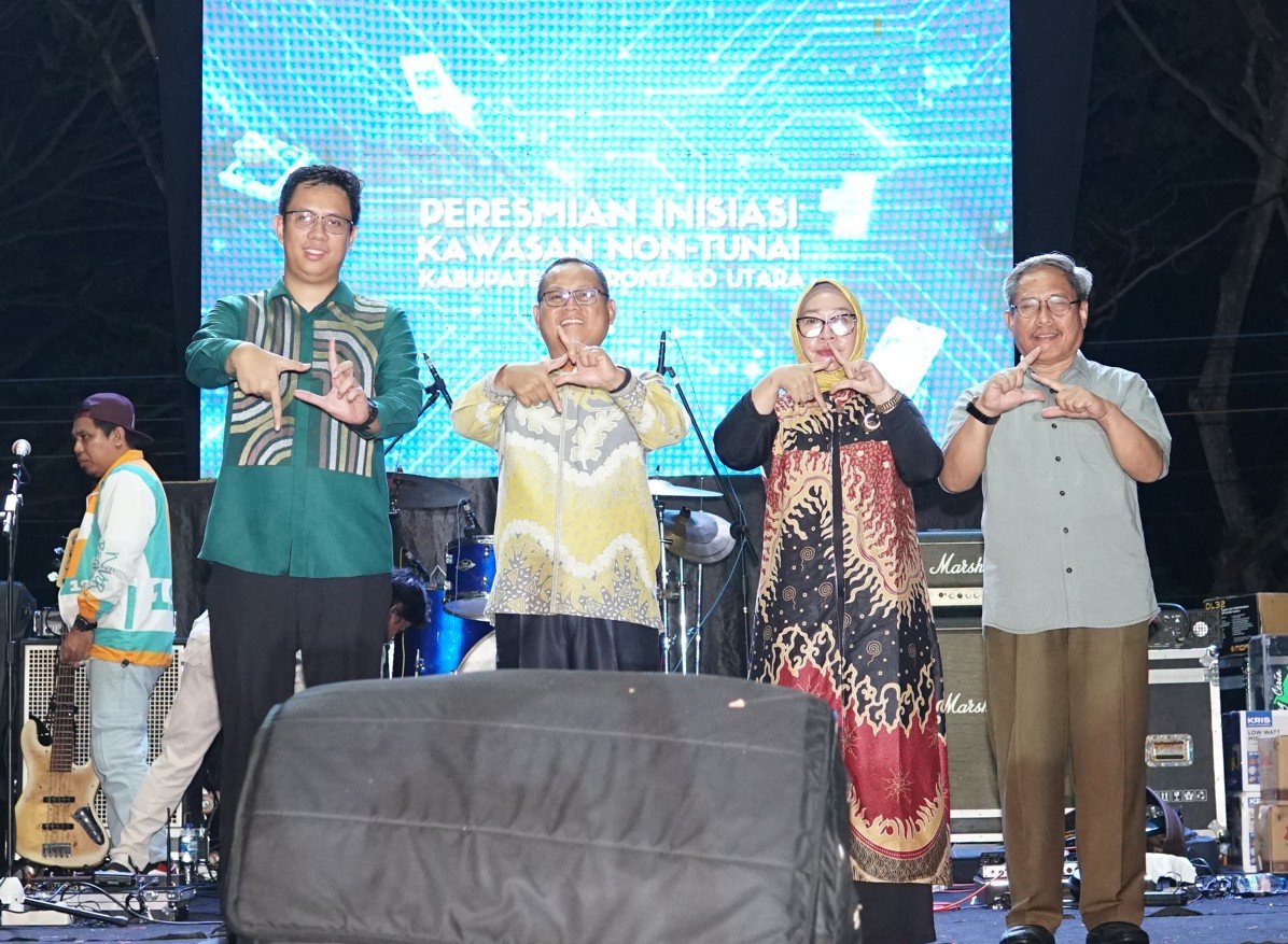 Peresmian ini bertepatan dengan HUT ke-19 Gorontalo Utara. Momentum ini dimanfaatkan untuk dorong percepatan ekonomi digital di daerah/Hibata.id