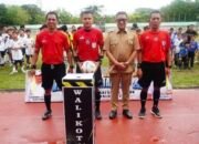 Pemerintah Kota Gorontalo resmi membuka turnamen sepak bola usia dini Wali Kota Cup 2026 di GOR Nani Wartabone, Senin, 13 April 2026. (Foto: Humas Pemkot Gorontalo)