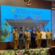 Bupati Bone Bolango, Ismet Mile, menghadiri penyerahan Laporan Keuangan Pemerintah Daerah (LKPD) unaudited Tahun Anggaran 2025/Hibata.id