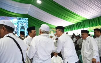 Wakil Bupati Boalemo, Mahmudin Hambali, menghadiri Haul ke-58 Guru Tua, Sayyid Idrus bin Salim Aljufri/Hibata.id