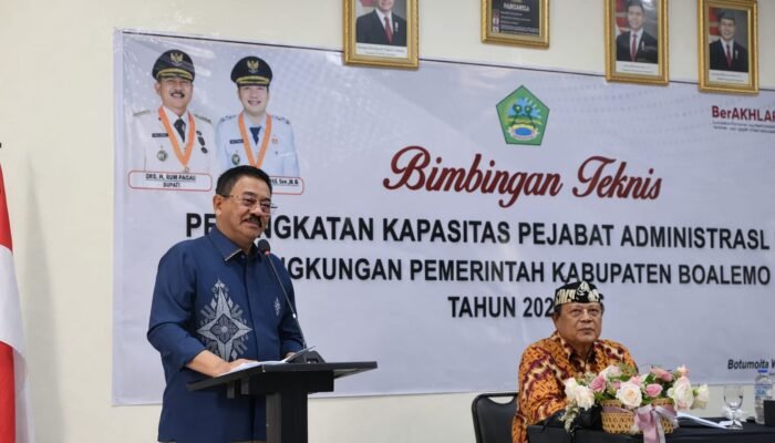 120 Pejabat Eselon III Boalemo Ikuti Bimtek Peningkatan Kapasitas