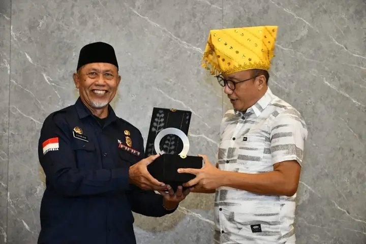 Wakil Bupati Boalemo Lahmudin Hambali melakukan kunjungan kerja ke Palu untuk memperkuat sinergi PWRI/Hibata.id