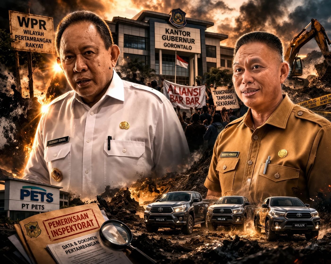 Gubernur Gorontalo Gusnar Ismail memerintahkan Inspektorat melakukan pemeriksaan terhadap Kepala Dinas ESDM/Hibata.id