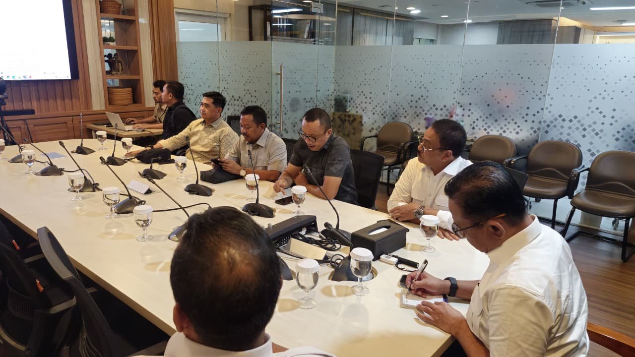 Bupati Boalemo Rum Pagau bersama Wakil Bupati Lahmudin Hambali memimpin langsung langkah strategis tersebut melalui kunjungan kerja ke ATR/BPN, Senin (6/4/2026)/Hibata.id