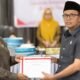 Bupati Buton Tengah Azhari memaparkan realisasi APBD 2025 dalam rapat paripurna DPRD/Hibata.id