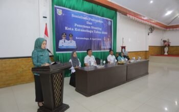 Kegiatan sosialisasi pencegahan dan penurunan stunting yang digelar pada Rabu, 8 April 2026. (Foto: Humas Pemkot Kotamobagu)