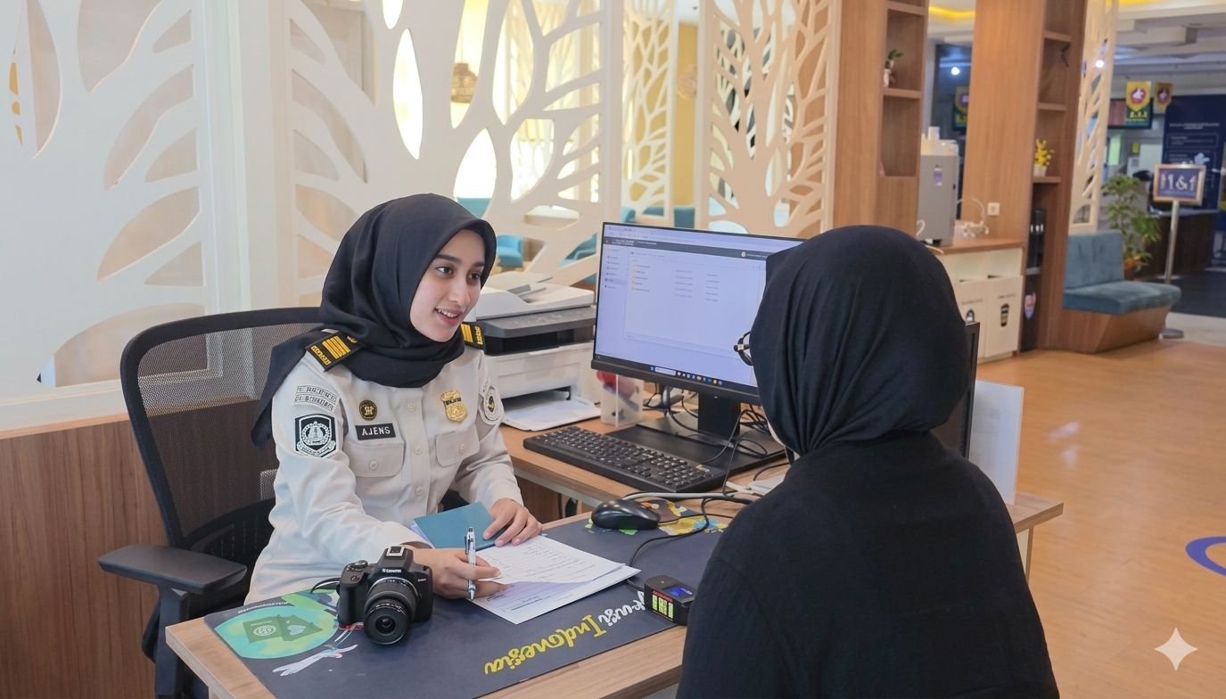 Direktorat Jenderal Imigrasi Kementerian Imigrasi dan Pemasyarakatan mulai menerapkan kebijakan bekerja dari rumah atau Work From Home (WFH)/Hibata.id