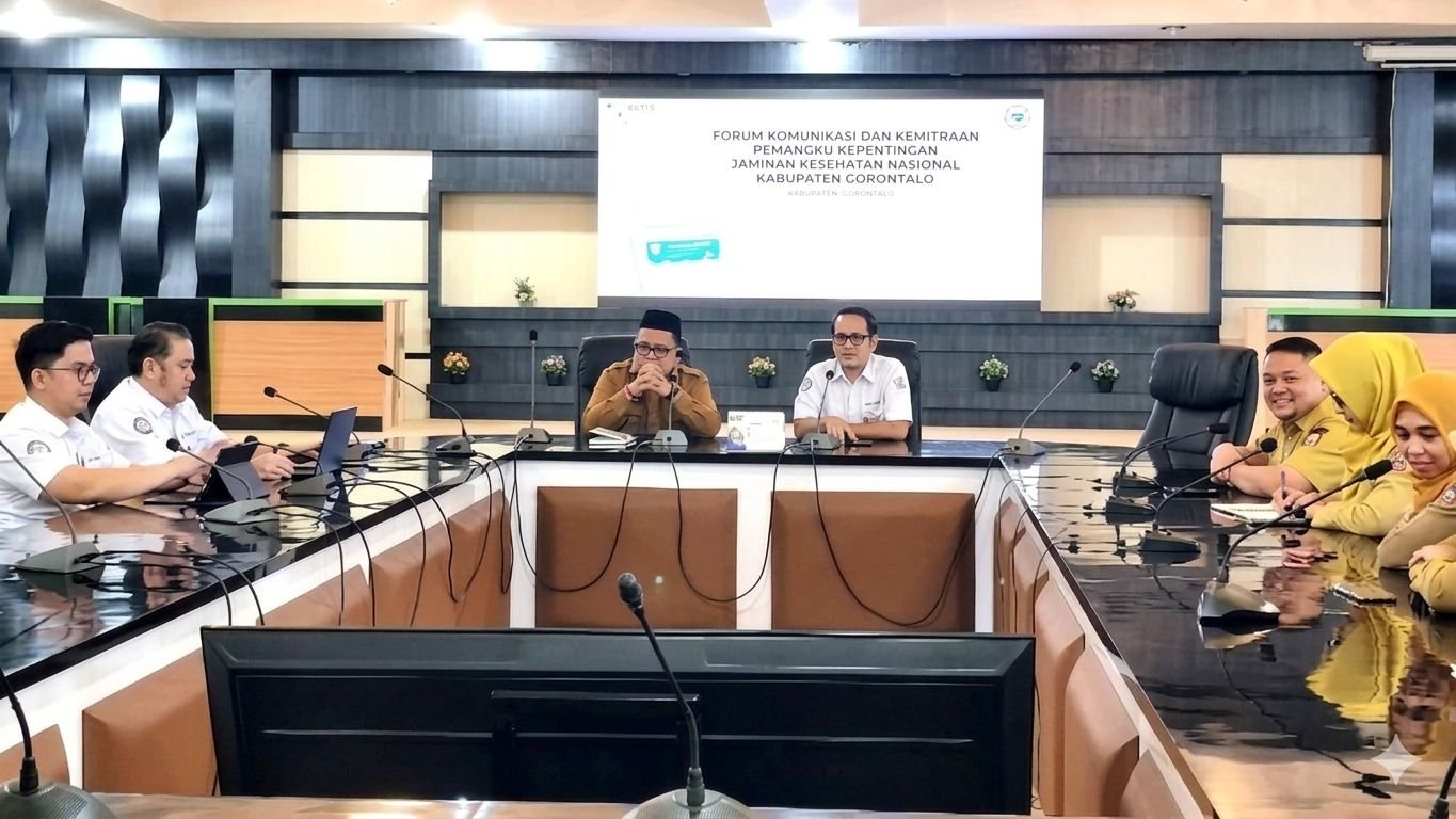 Pemerintah Kabupaten Gorontalo (Kabgor) memperkuat sinkronisasi data antar instansi dalam pelaksanaan program Jaminan Kesehatan Nasional (JKN)/Hibata.id