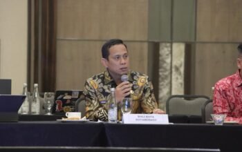 Wali Kota Kotamobagu, Weny Gaib, menghadiri rapat koordinasi lintas sektor untuk membahas revisi Rencana Tata Ruang Wilayah (RTRW) Kota Kotamobagu 2026–2045. (Foto: Humas Pemkot Kotamobagu)