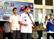 Wakil Bupati Boalemo memimpin apel HUT Tagana ke-22 dan menegaskan pentingnya kesiapsiagaan relawan dalam penanganan bencana/Hibata.id