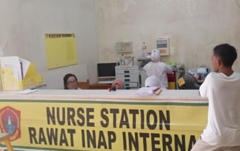 Aktivitas di nurse station RSUD Zainal Umar Sidiki/Ulanda.id/Hibata.id