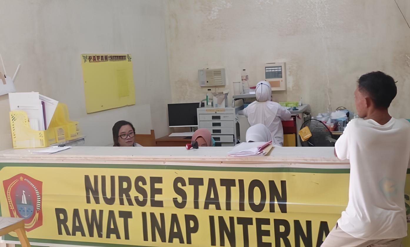 Aktivitas di nurse station RSUD Zainal Umar Sidiki/Ulanda.id/Hibata.id