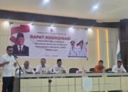 Bupati Bolmut Sirajudin Lasena memimpin rakor BSPS 2026 dengan alokasi 537 unit rumah/Hibata.id
