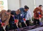Bupati Gorontalo Sofyan Puhi menghadiri groundbreaking pabrik kedua Chateraise di Bekasi/Hibata.id