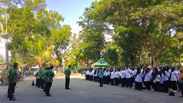 Apel yang dilakukan di Kecamatan Kotamobagu Barat dengan melibatkan 130 peserta dari seluruh kelurahan di wilayah tersebut. (Foto: Humas Pemkot Kotamobagu)