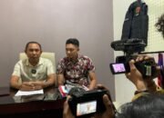 KBO Reskrim Polres Gorontalo, IPTU Utjen Sule saat memberikan keterangan/Hibata.id