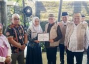 BAZNAS saat menyaluran dana senilai sekitar Rp1 miliar kepada Pemerintah Kabupaten Gorontalo. (Foto: Humas Pemkab Gorontalo)