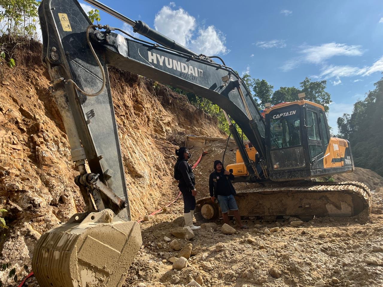 Alat Berat hasil Penindakan tambang emas tanpa izin (PETI) di Pohuwato/Hibata.id