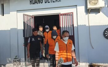Kantor Imigrasi Kelas I TPI Gorontalo mendeportasi empat warga negara asing asal Republik Rakyat Tiongkok pada Selasa (21/4/2026). (Foto: Kantor Imigrasi Kelas I TPI Gorontalo)