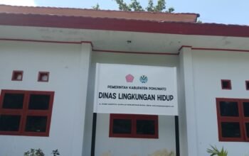 Kantor Dinas Lingkungan Hidup (DLH) Kabupaten Pohuwato. (Foto: Defri Tahir/Hibata.id)