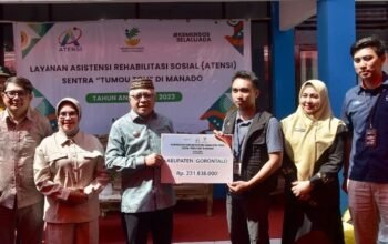 133 Warga Gorontalo Terima Bantuan ATENSI, Fokus pada Lansia dan Disabilitas