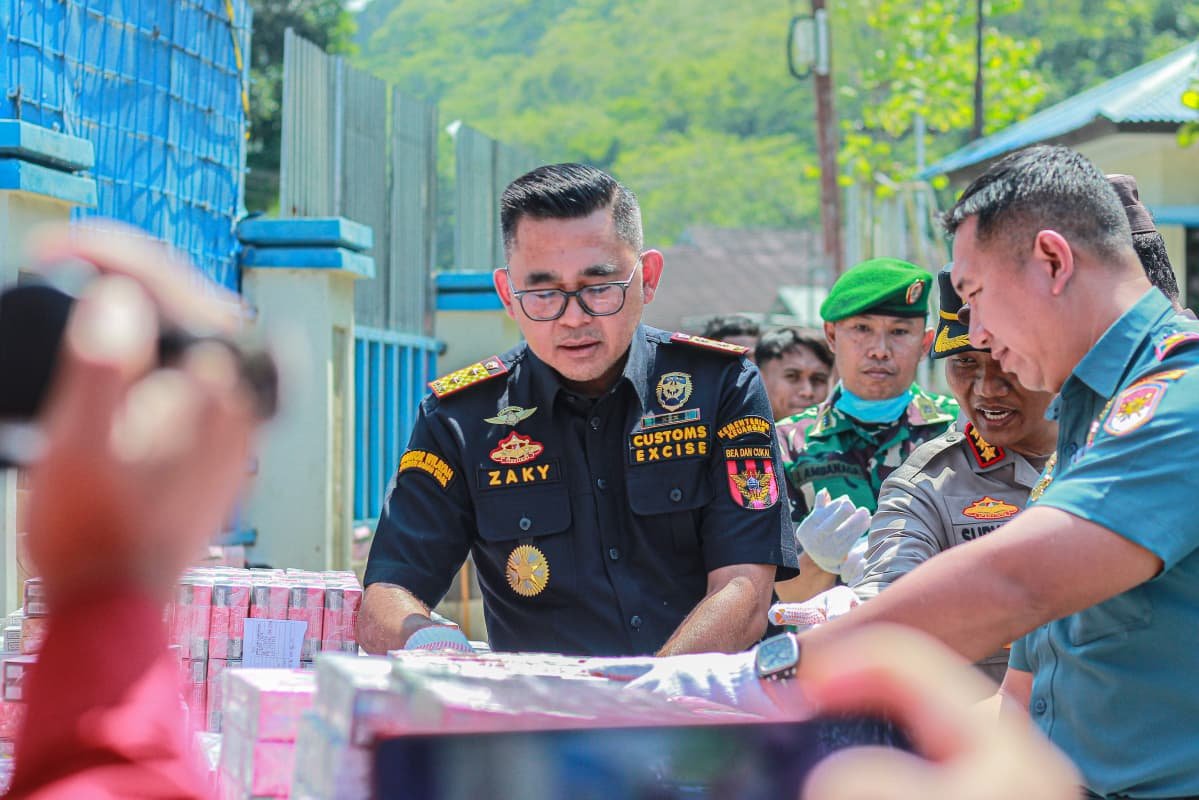 Kepala Kantor Wilayah DJBC Sulawesi Bagian Utara, Zaky. FOTO: Randi/Hibata.id