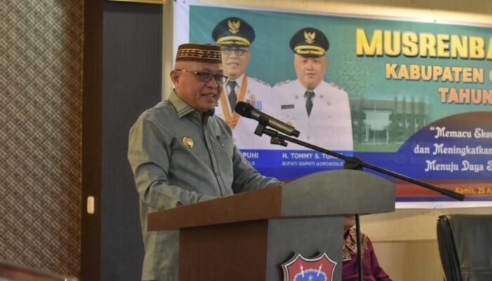Musrenbang RKPD 2027, Pemkab Gorontalo Targetkan Pertumbuhan Ekonomi