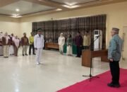 Bupati Gorontalo Sofyan Puhi melantik Pj Kades Olobua di Tibawa/Hibata.id