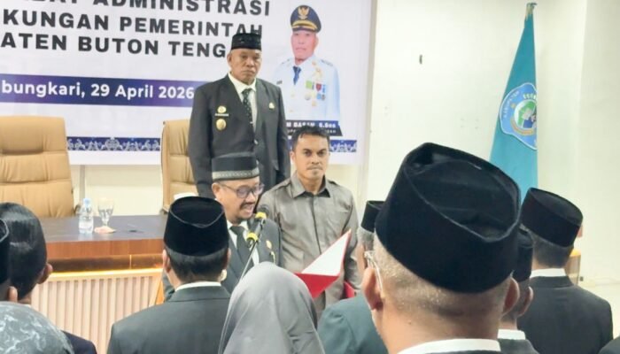Bupati Buton Tengah Rotasi 81 Pejabat, Ini Daftar Lengkap dan Posisi Barunya