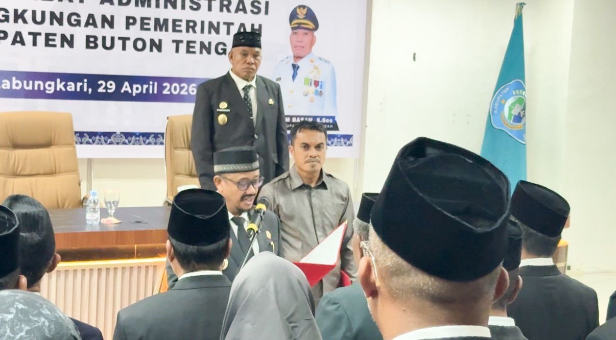 Bupati Buton Tengah Rotasi 81 Pejabat, Ini Daftar Lengkap dan Posisi Barunya/Hibata.id