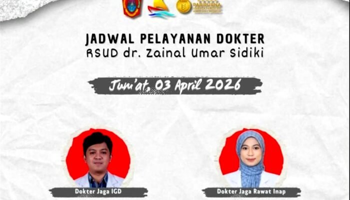 RSUD dr. Zainal Umar Sidiki Tetap Siaga 24 Jam saat Libur Wafat Isa Almasih