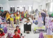 Bunda PAUD Bone Bolango, Ruwaida Ismet Mile, mengaku bersyukur lomba mewarnai tersebut akhirnya dapat terlaksana setelah sempat beberapa kali tertunda/Hibata.id