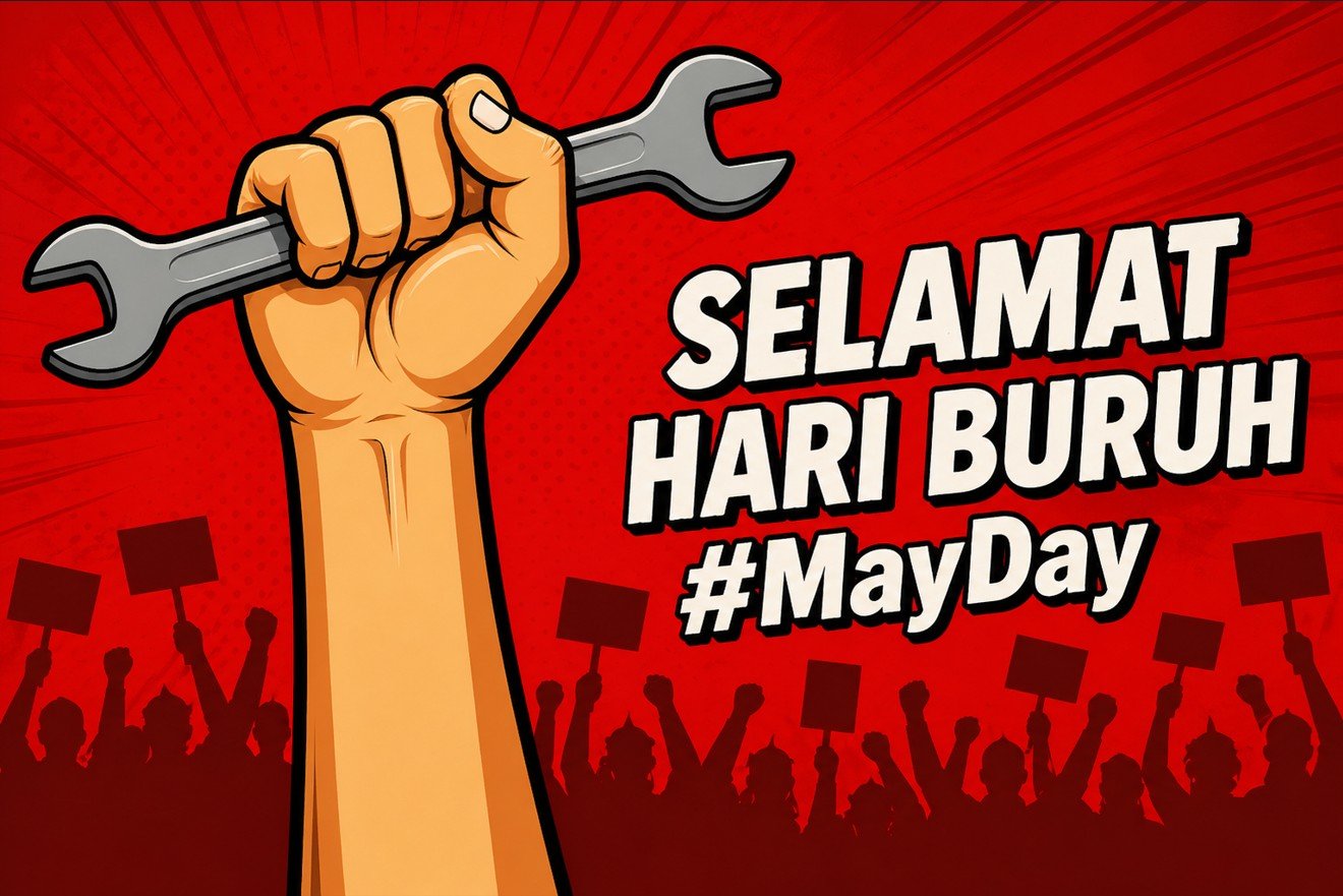 Ilustrasi - Sejarah Hari Buruh 1 Mei: Dari Tragedi Haymarket hingga Isu Pekerja Modern/Hibata.id