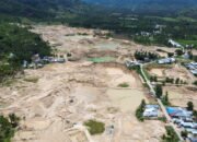 Jejak kerusakan akibat tambang emas ilegal di Pohuwato, Gorontalo. Foto: Sarjan Layah/Mongabay Indonesia/Hibata.id