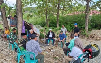 Pimpinan dan Anggota Komisi I DPRD Provinsi Gorontalo turun langsung meninjau perkembangan pembangunan Gerai Koperasi Desa (Kopdes)/Hibata.id
