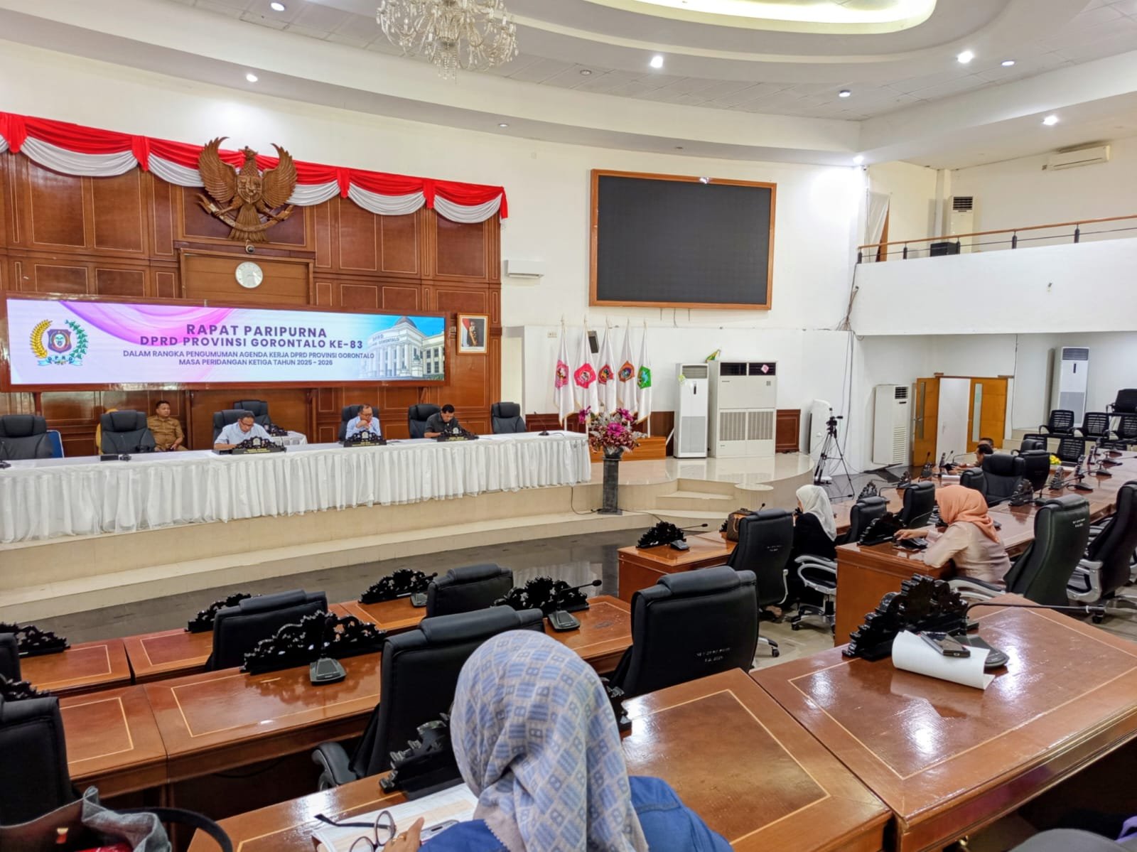 DPRD Provinsi Gorontalo mengubah sejumlah agenda kerja dalam Masa Persidangan Ketiga Tahun 2025-2026/Hibata.id
