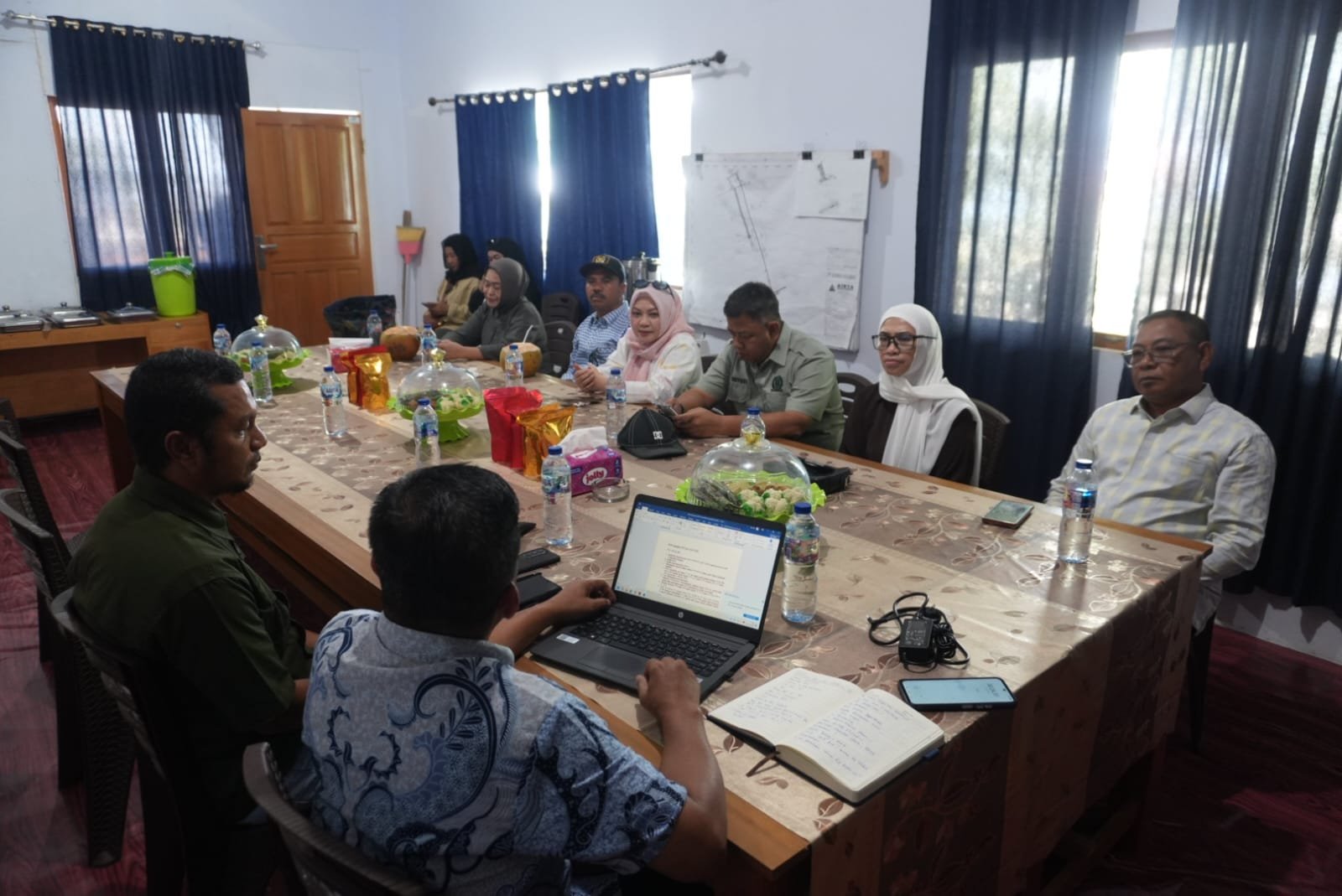 Pimpinan dan anggota Komisi II DPRD Provinsi Gorontalo melakukan kunjungan kerja ke PT Biomasa Jaya Abadi (BJA)/Hibata.id