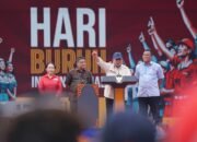 Di Hadapan Prabowo, Ribuan Buruh Kompak Jawab MBG Tak Bermanfaat