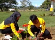 RSUD ZUS Gorontalo Utara menggelar penanaman pohon dan aksi bersih lingkungan untuk mendukung program Agro Mopomulo serta gerakan One Man Ten Trees/Hibata.id