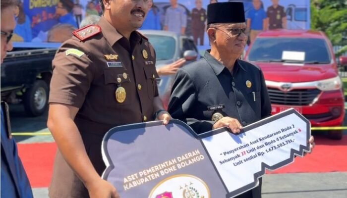 Kejari Bone Bolango Amankan 35 Kendaraan Dinas, Nilainya Rp1,67 Miliar