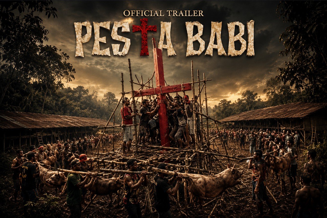 Kolase foto - Nonton Film Pesta Babi Gratis di YouTube/Hibata.id