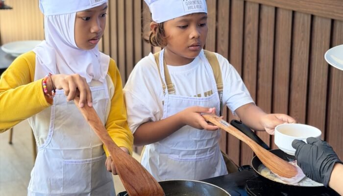 Belajar Masak Sambil Bersenang-senang, Chef Cilik Ramaikan ASTON Gorontalo