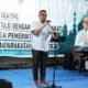 Wakil Wali Kota Gorontalo, Indra Gobel saat memberikan sambutan di agenda silaturahmi Pemerintah Kota Gorontalo dengan warga kembali digelar. Kali ini berlangsung di Kelurahan Tomulabutao, Kecamatan Dungingi, Jumat, 1 Mei 2026. (Foto: Humas Pemkot Gorontalo)