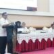 Wakil Wali Kota Gorontalo, Indra Gobel, saat memberikan sambutan di Sosialisasi Aplikasi e-SPPT dan Penyerahan DHKP PBB-P2, Rabu, 6 Mei 2026. (Foto: Humas Pemkot Gorontalo)