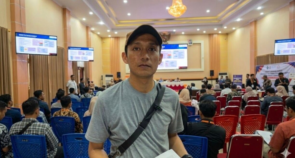 Salah satu pelaku usaha, Airul Noprian Jaya, pemilik JR Coffee dan JR Pizza Box. (Foto: Humas Pemkot Gorontalo)