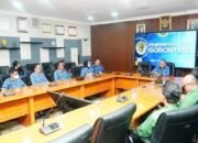 Audiensi bersama panitia dan dewan juri Sayembara Desain Kantor Wali Kota Gorontalo yang digelar di Ruang Pola Kantor Wali Kota Gorontalo, Kamis (7/5/2026). (Foto: Humas Pemkot Gorontalo)