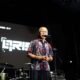 Sekretaris Daerah (Sekda) Kota Gorontalo, Ismail Madjid saat menghadiri penutupan Scooter Land Gorontalo Mods Mayday di Lapangan Taruna Remaja, Sabtu malam, 9 Mei 2026. (Foto: Humas Pemkot Gorontalo)