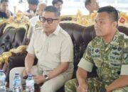 Wakil Wali Kota Gorontalo, Indra Gobel, mengikuti peresmian operasional 1.061 Koperasi Desa/Kelurahan Merah Putih yang dipimpin langsung Presiden Republik Indonesia, Prabowo Subianto, secara virtual dari Gerai Koperasi Merah Putih di Kelurahan Pulubala, Sabtu, 16 Mei 2026. (Foto: Humas Pemkot Gorontalo)