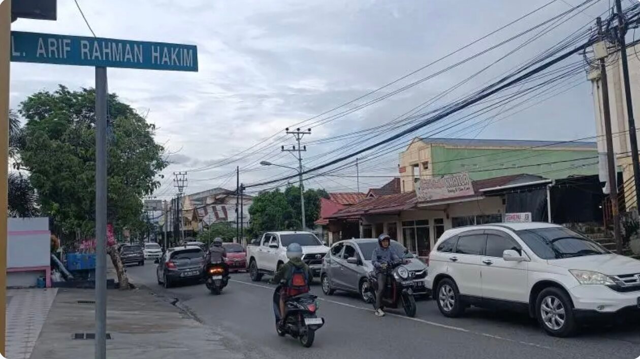 Potret Jalan Arief Rahman Hakim Kota Gorontalo. (Foto: Humas Pemkot Gorontalo)