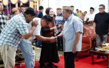 Agenda silaturahmi yang digelar Pemerintah Kota Gorontalo memasuki titik ke-18 dan berlangsung di Kelurahan Limba U I, Kecamatan Kota Selatan, Sabtu, 23 Mei 2026. (Foto: Humas Pemkot Gorontalo)